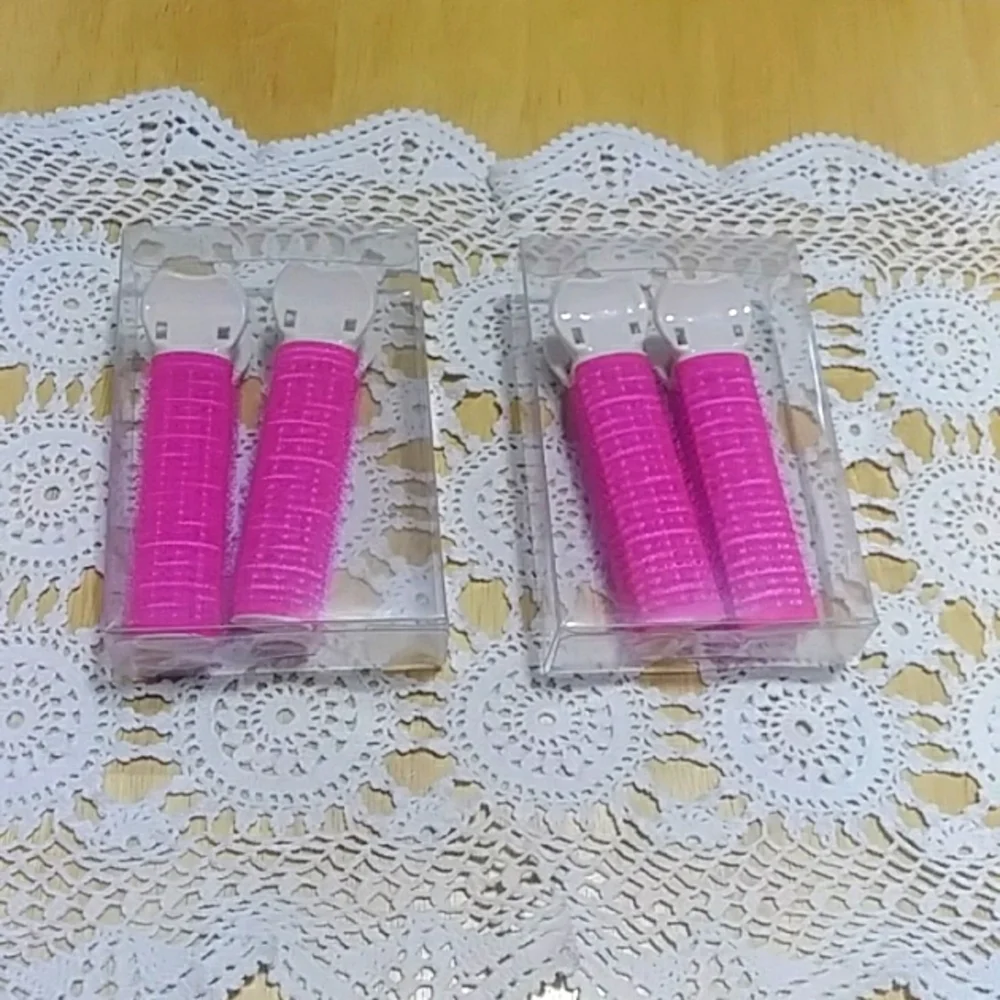 Volumizing Hair Foam Styling Roller Clips - 4 pieces